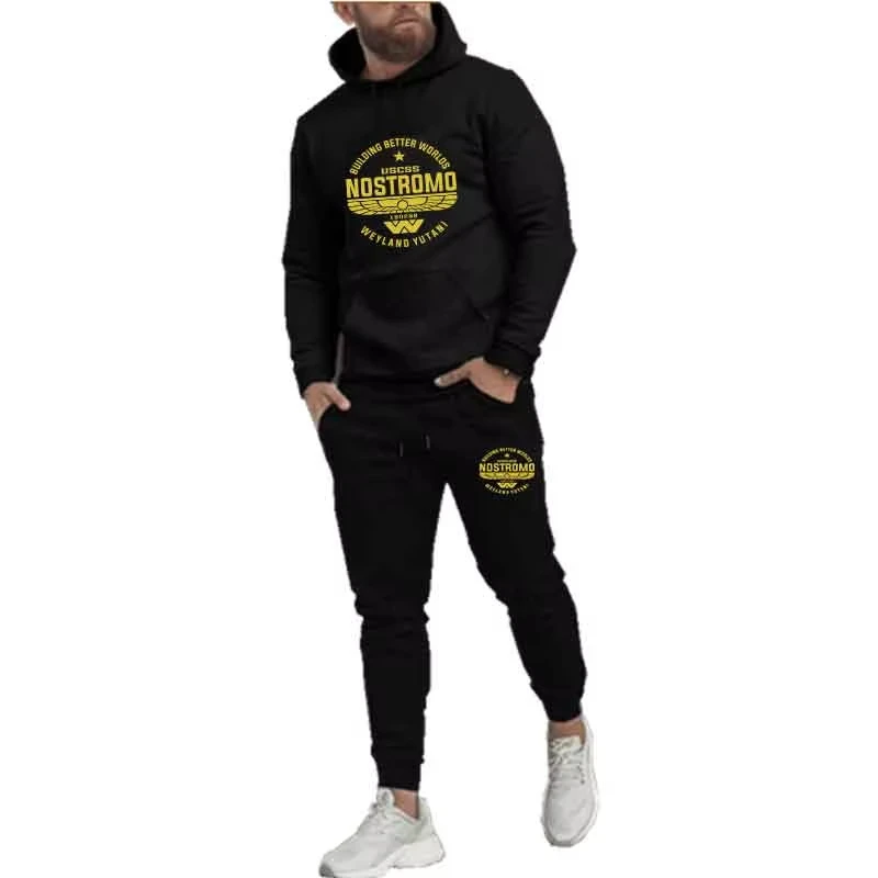 2026 Spring Autumn Men's 2 Piece Tracksuit Letter Printed Hoodie & Pants Set Streetwear Casual Sportswear Fitness Fashion Outfit
2026 Spring Autumn Men's 2 Piece Tracksuit Letter Printed Hoodie & Pants Set Streetwear Casual Sportswear Fitness Fashion Outfit