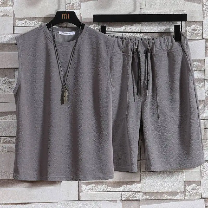 Men's Casual 2-Piece Set Summer Breathable Sleeveless Tank Top and Shorts Outfit
Men's Casual 2-Piece Set Summer Breathable Sleeveless Tank Top and Shorts Outfit
