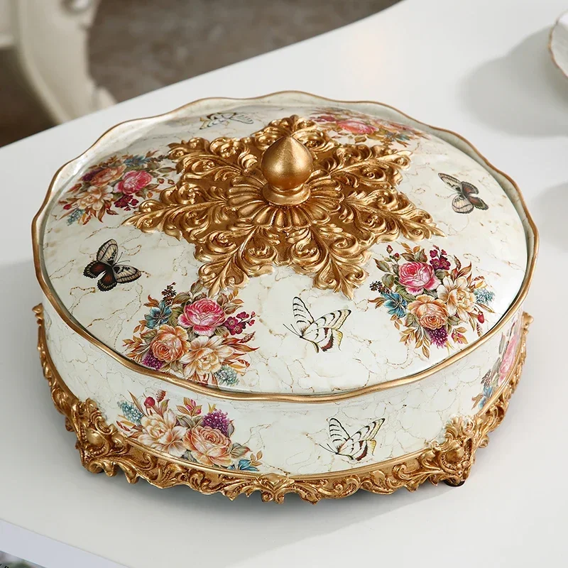 European Style Dried Fruit Plate With Lid Simple Melon Seeds Snacks Fruit Plate With Lid Living Room Nuts Candy Box
European Style Dried Fruit Plate With Lid Simple Melon Seeds Snacks Fruit Plate With Lid Living Room Nuts Candy Box