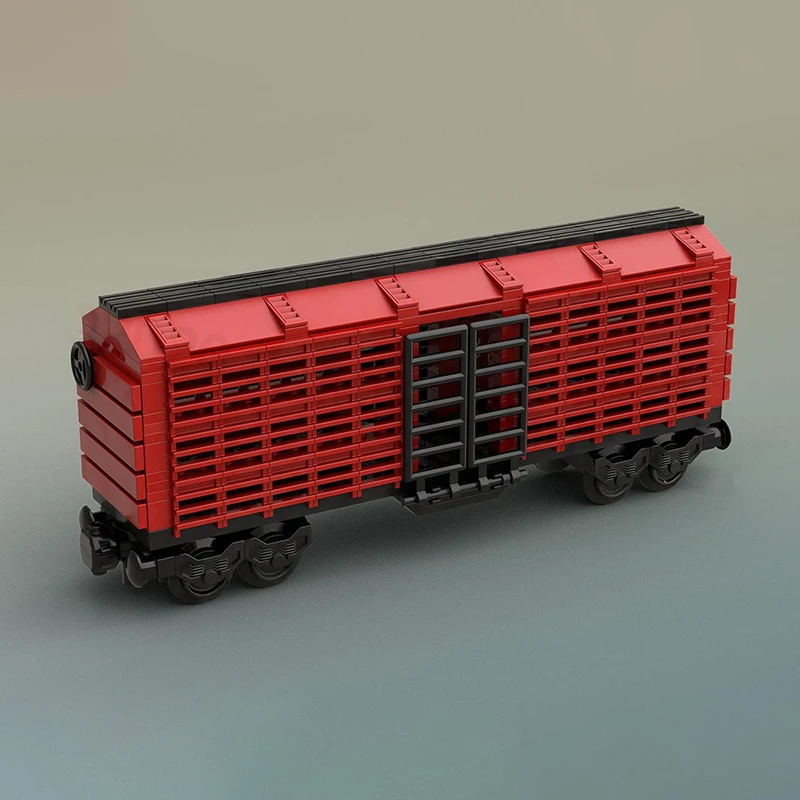 Railway train model building blocks, Cattle Car funnel car model, city car model building blocks, DIY assembly toy set
Railway train model building blocks, Cattle Car funnel car model, city car model building blocks, DIY assembly toy set