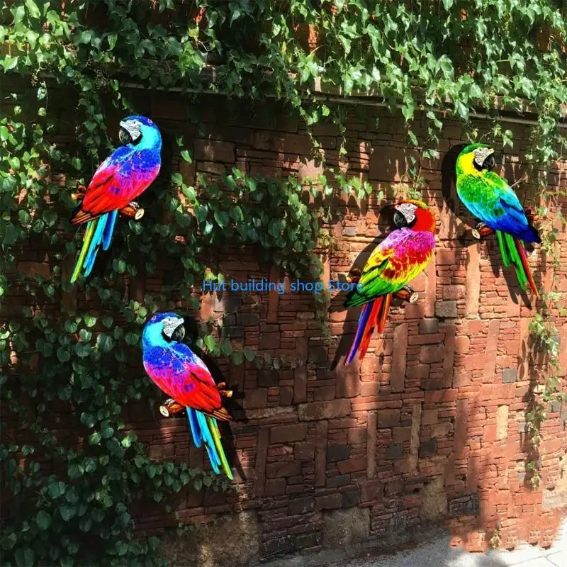 T21C 4pcs Metal Parrot Wall Decor Colorful Birds Figurine Art Wall Hanging for Indoor
T21C 4pcs Metal Parrot Wall Decor Colorful Birds Figurine Art Wall Hanging for Indoor