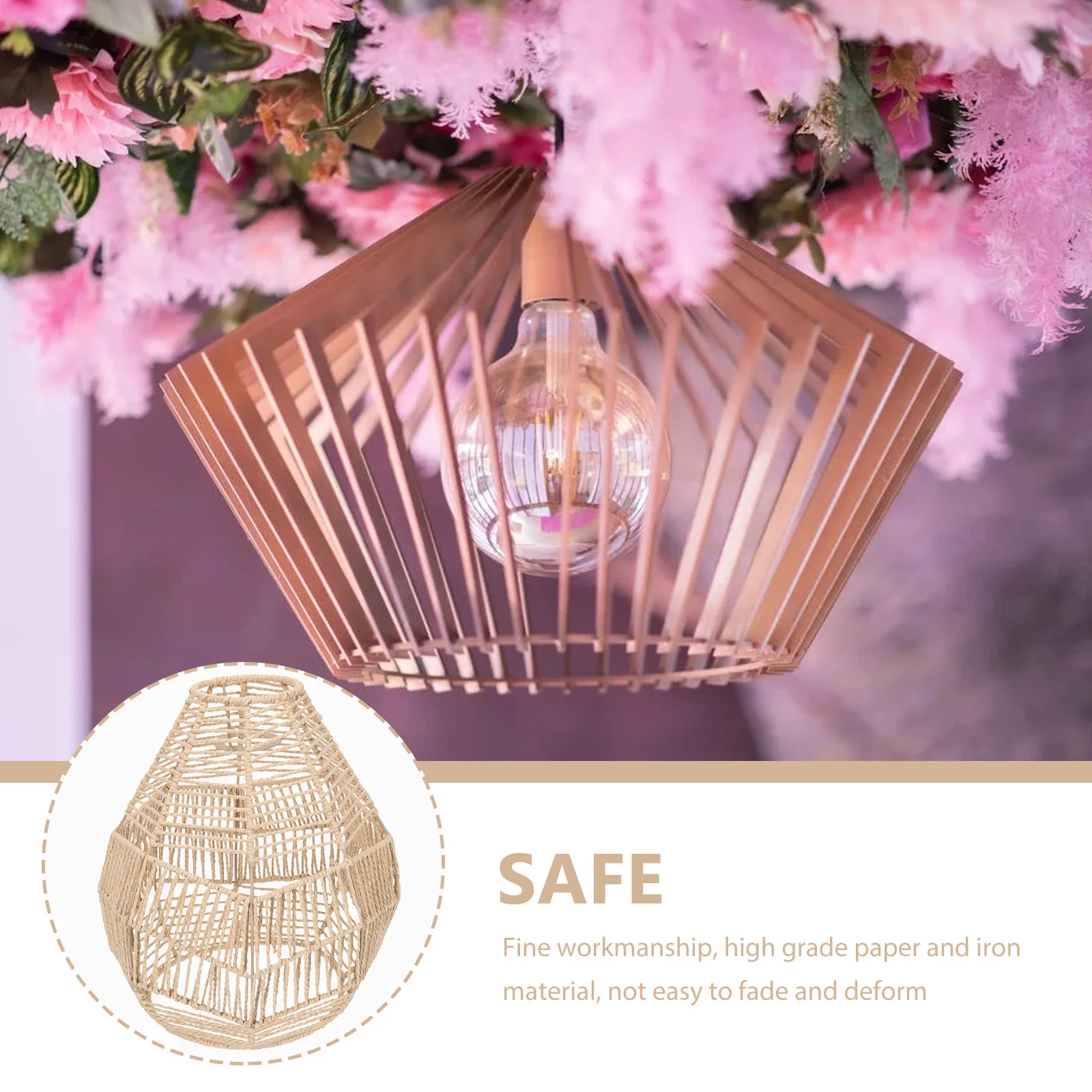 Retro Paper Lighting Supply Lampshade Weaving Cover for Ch eliers Wall Ceiling Lamps Home Decor Braided Lighting Supply 
Retro Paper Lighting Supply Lampshade Weaving Cover for Ch eliers Wall Ceiling Lamps Home Decor Braided Lighting Supply