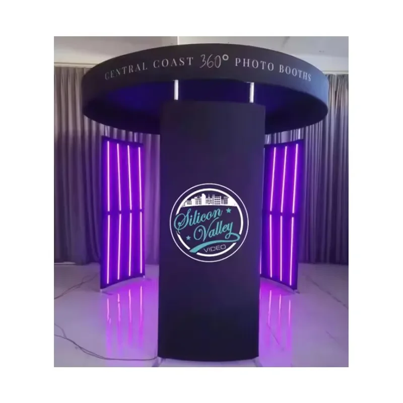 Foldable Aluminum Fabric Photography 360 Photo Booth Enclosure Backdrop for Trade Show
Foldable Aluminum Fabric Photography 360 Photo Booth Enclosure Backdrop for Trade Show