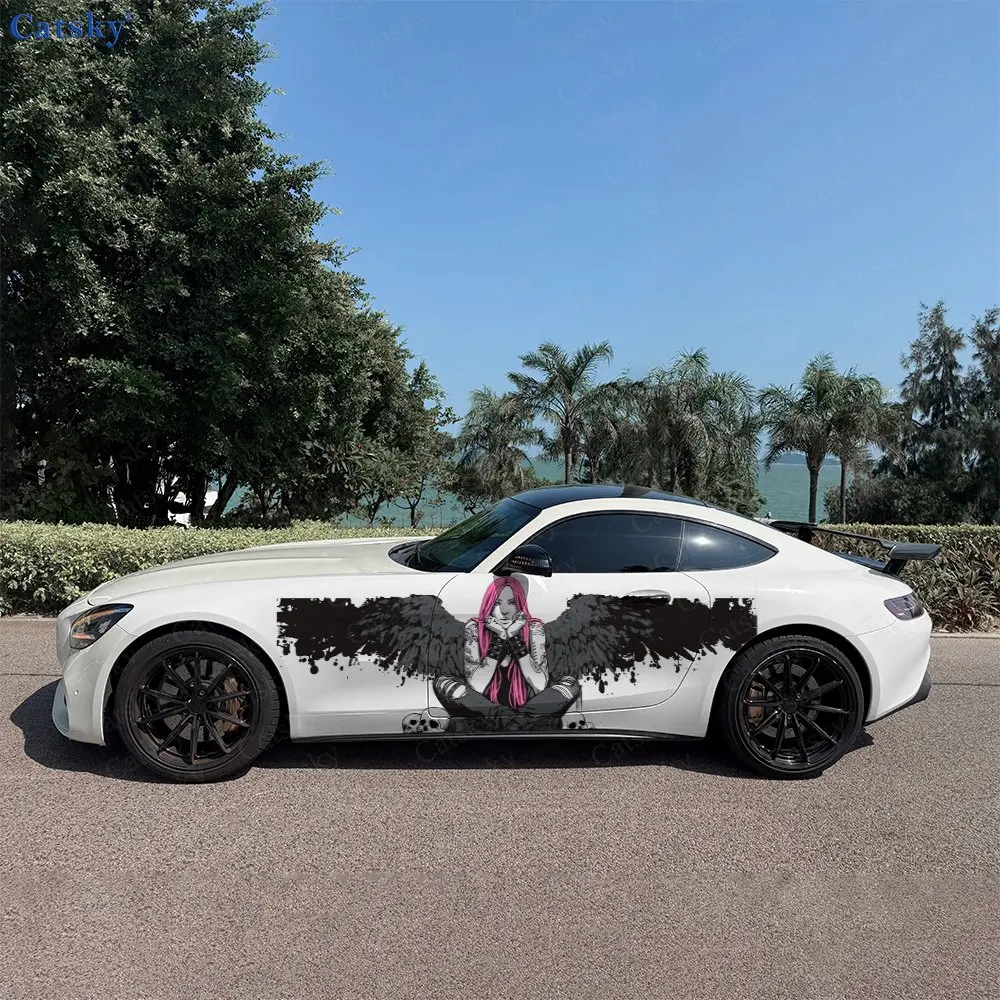 2pcs Fallen Angel Decal, Durable, Fade-Resistant, Enhance Your Vehicles Aesthetic With Bold Art Design Car Vinyl Wrap
2pcs Fallen Angel Decal, Durable, Fade-Resistant, Enhance Your Vehicles Aesthetic With Bold Art Design Car Vinyl Wrap