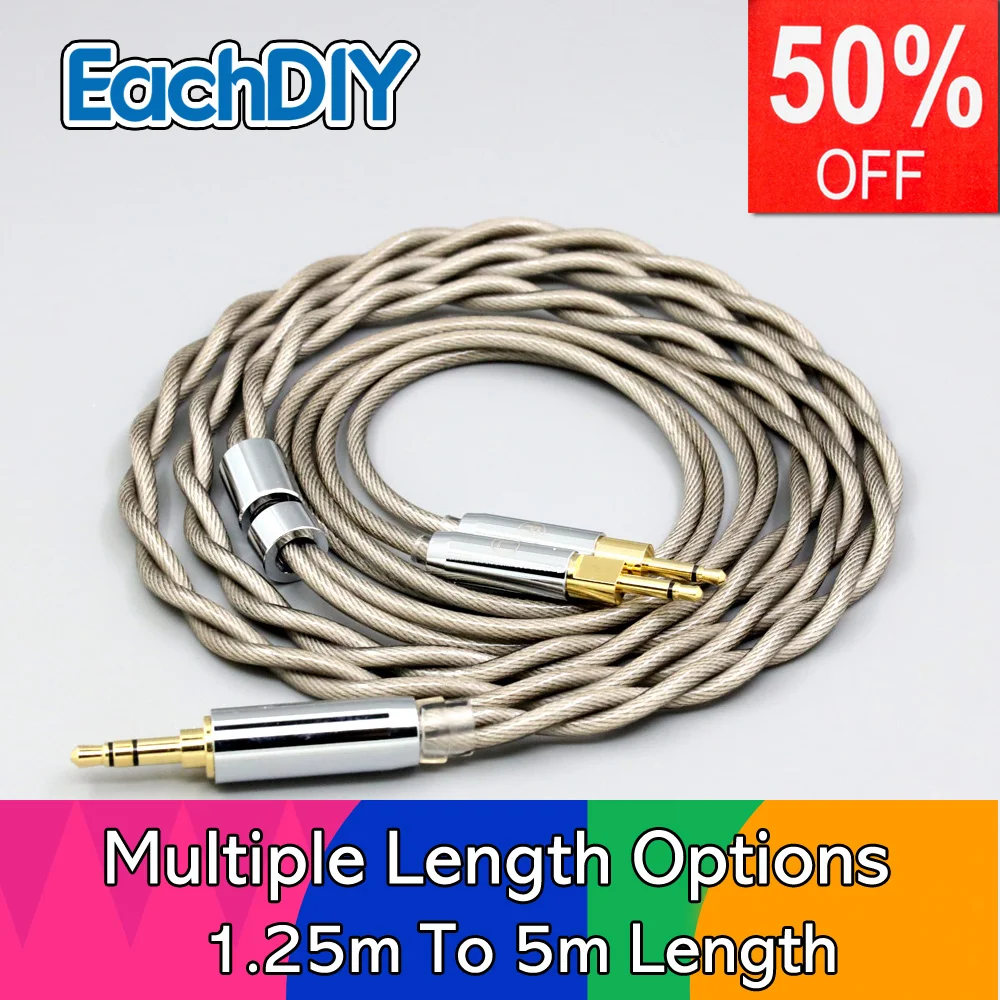 Type6 756 core 7n Litz OCC Silver Plated Earphone Cable For Sennheiser HD700 Headphone 2.5mm pin 2 core 2.8mm LN007825
Type6 756 core 7n Litz OCC Silver Plated Earphone Cable For Sennheiser HD700 Headphone 2.5mm pin 2 core 2.8mm LN007825