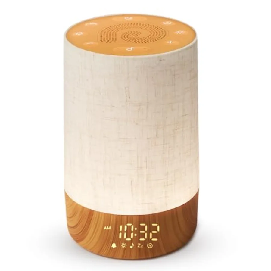Sunrise Alarm Clock - Sound Machine with 29 Soothing Sounds, Cold and Warm Light Mode, Favorite Mode, 20-level Brightness, Dimm
Sunrise Alarm Clock - Sound Machine with 29 Soothing Sounds, Cold and Warm Light Mode, Favorite Mode, 20-level Brightness, Dimm