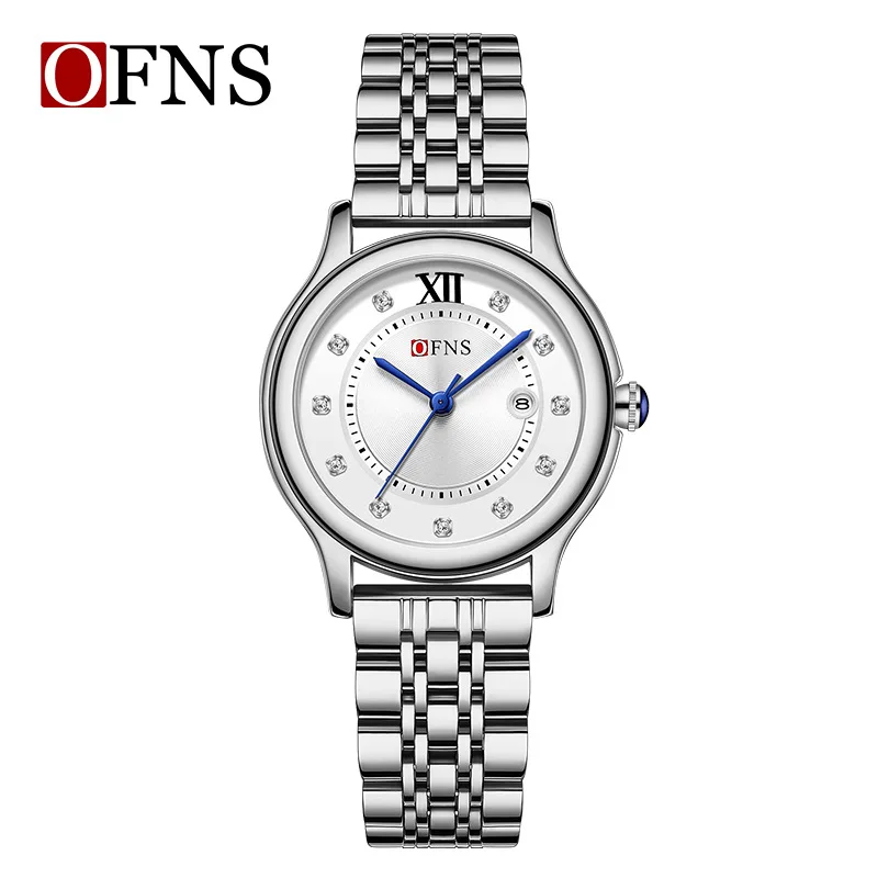 OFNS hot sale women's quartz watch trend simple exquisite watch women's leisure with calendar waterproof watch
OFNS hot sale women's quartz watch trend simple exquisite watch women's leisure with calendar waterproof watch