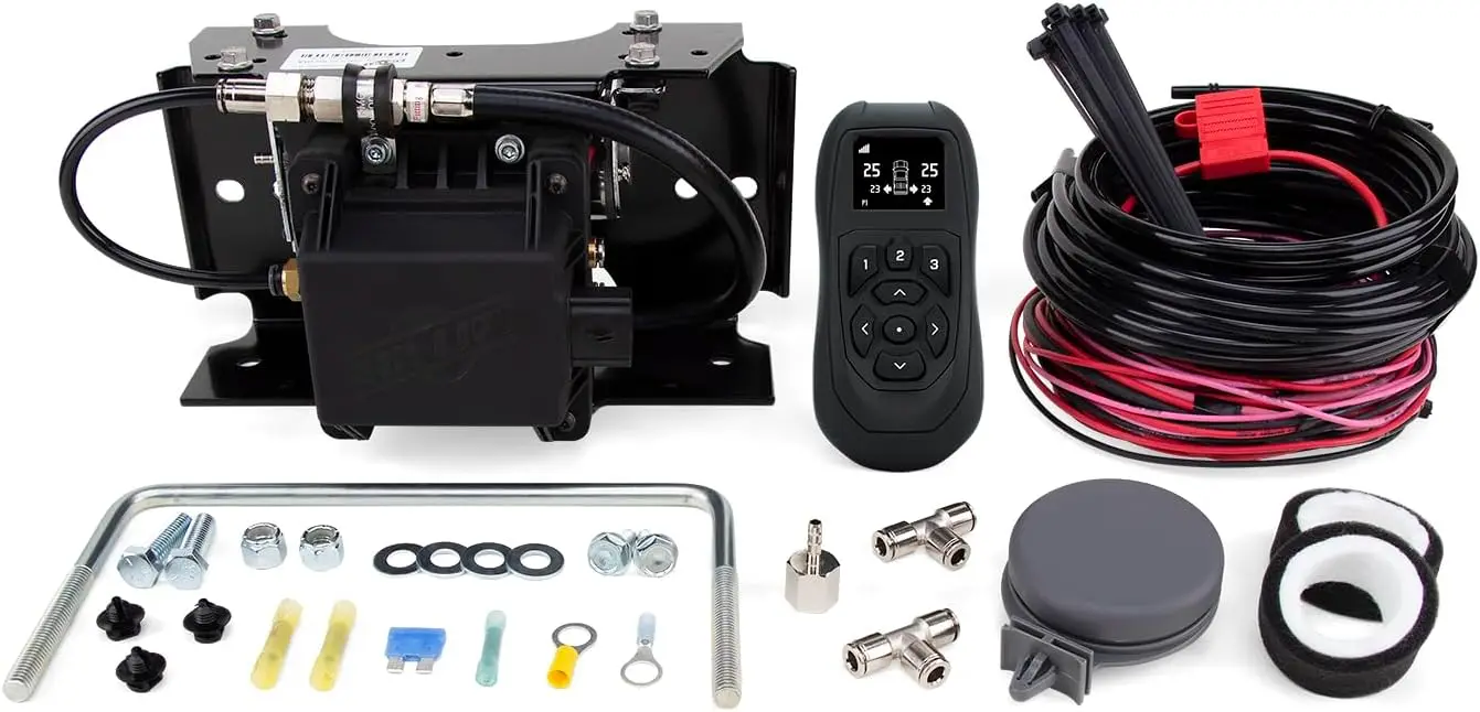 Air Lift WirelessAir + EZ Mount, 2nd Generation On-Board Air Compressor with Mobile App
Air Lift WirelessAir + EZ Mount, 2nd Generation On-Board Air Compressor with Mobile App