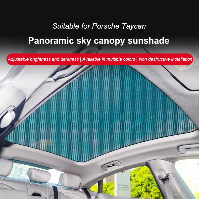 Suitable For Porsche Taycan Sunshade Canopy Insulated Silver Coated Cloth Sunscreen Sunroof Insulation Roof Visor Accessories
Suitable For Porsche Taycan Sunshade Canopy Insulated Silver Coated Cloth Sunscreen Sunroof Insulation Roof Visor Accessories