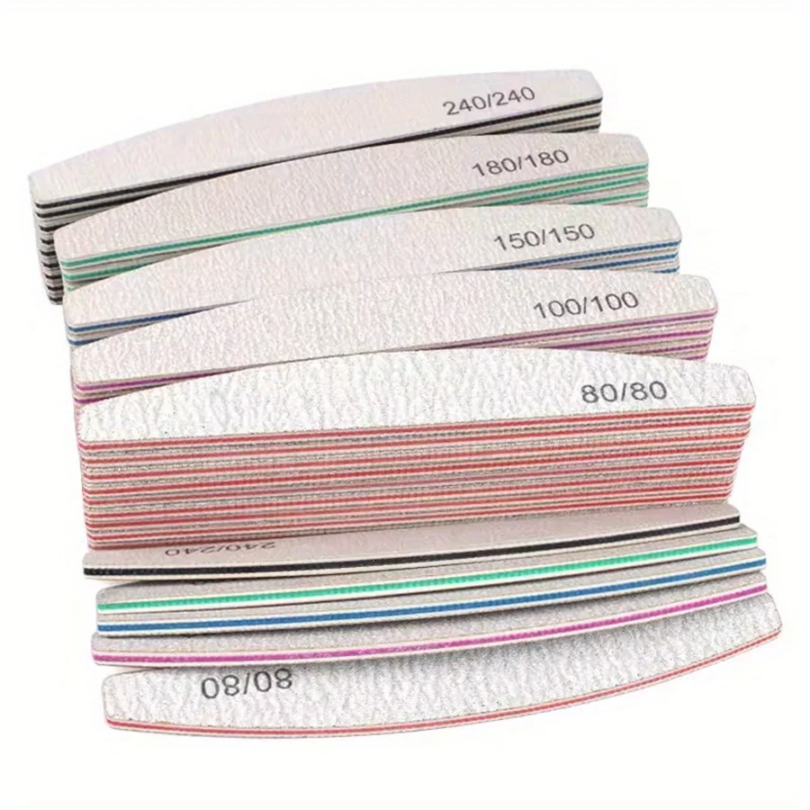 1/3/5/10Pcs Professional Nail File 80/100/150/180/240 Sandpaper Strong Thick Sanding Half Moon Lime nail accessories and Tools
1/3/5/10Pcs Professional Nail File 80/100/150/180/240 Sandpaper Strong Thick Sanding Half Moon Lime nail accessories and Tools