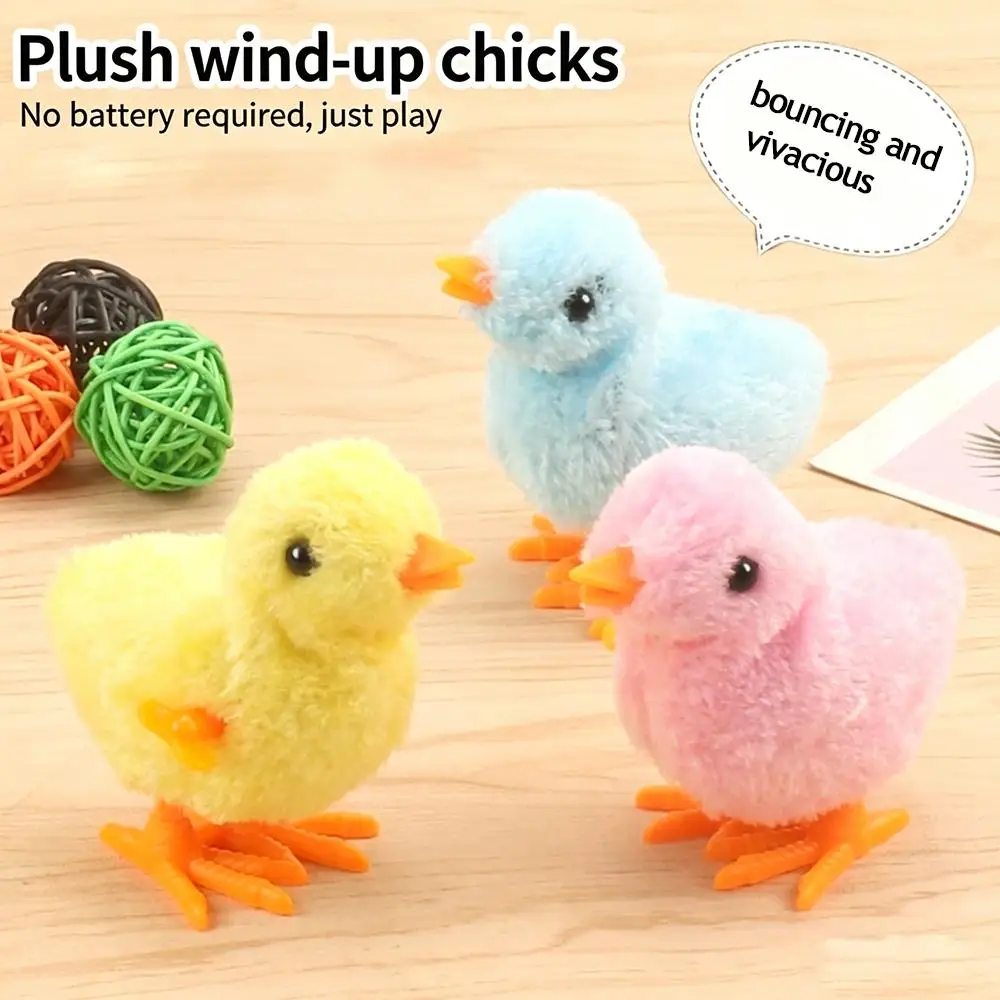 Cute Wind Up Hopping Chick Toy Plush Simulation Clockwork Chicken Interactive Educational Animal Toy For Toddler Children Play
Cute Wind Up Hopping Chick Toy Plush Simulation Clockwork Chicken Interactive Educational Animal Toy For Toddler Children Play