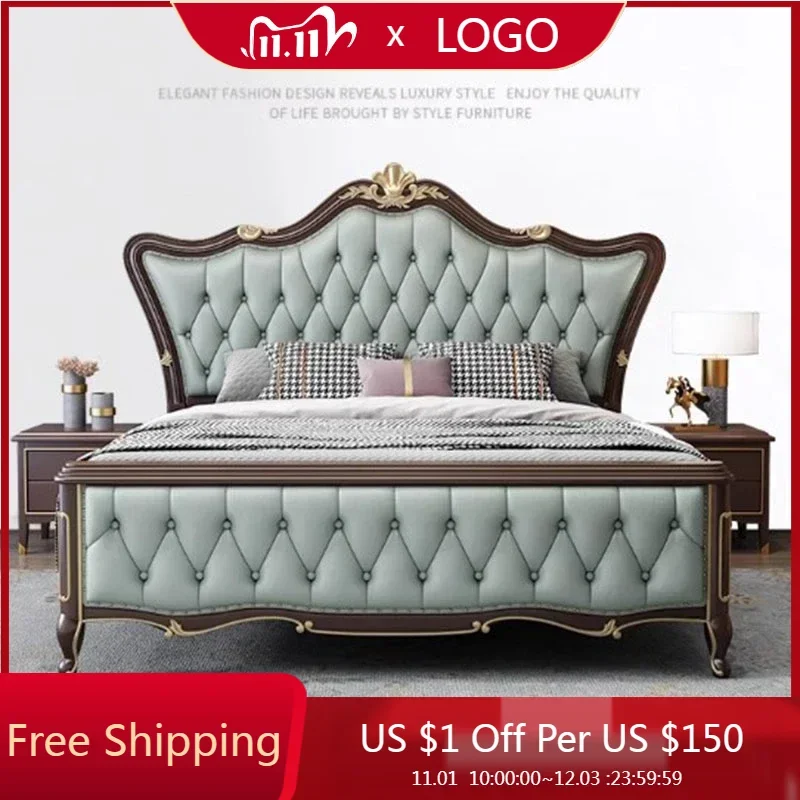 European Style Double Bed Designer Soft Luxury Loft King Size Double Bed Modern Storage Space Cama Box Casal Bedroom Furniture
European Style Double Bed Designer Soft Luxury Loft King Size Double Bed Modern Storage Space Cama Box Casal Bedroom Furniture