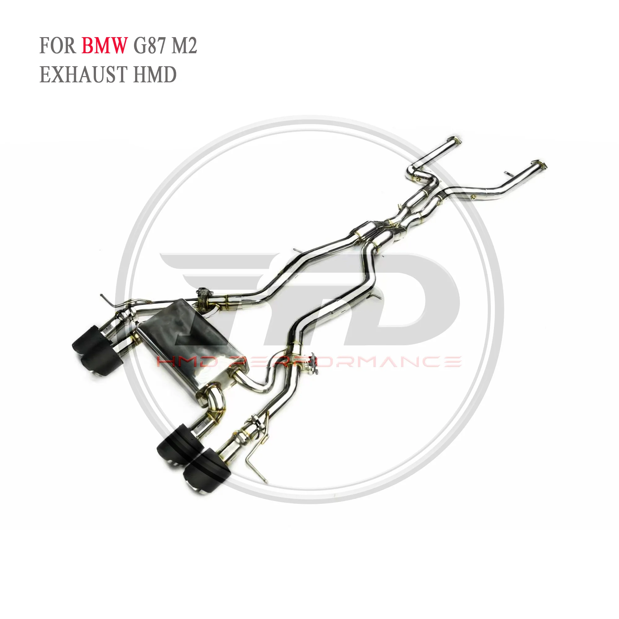 HMD Catback for BMW M2 G87 3.0T S58 2022+ Exhaust System Stainless Steel Performance Muffler Valve Pipe Car Accessories
HMD Catback for BMW M2 G87 3.0T S58 2022+ Exhaust System Stainless Steel Performance Muffler Valve Pipe Car Accessories