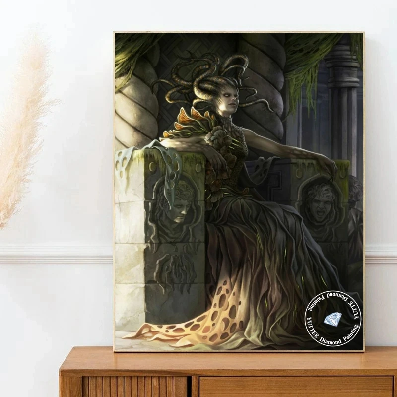 Алмазная 5d-картина Vraska Golgari Queen, «сделай сам», медуза, змея, женщина, полностью квадратная, Круглая Мозаика, вышивка крестиком стразы, декор для комнаты
Алмазная 5d-картина Vraska Golgari Queen, «сделай сам», медуза, змея, женщина, полностью квадратная, Круглая Мозаика, вышивка крестиком стразы, декор для комнаты