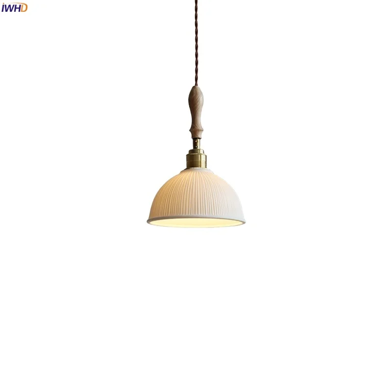IWHD Round Shade LED Pendant Lamp Porch Bar Cafe Living Room Decoration Wood White Ceramic Hanging Lights Luminaria Pendente
IWHD Round Shade LED Pendant Lamp Porch Bar Cafe Living Room Decoration Wood White Ceramic Hanging Lights Luminaria Pendente