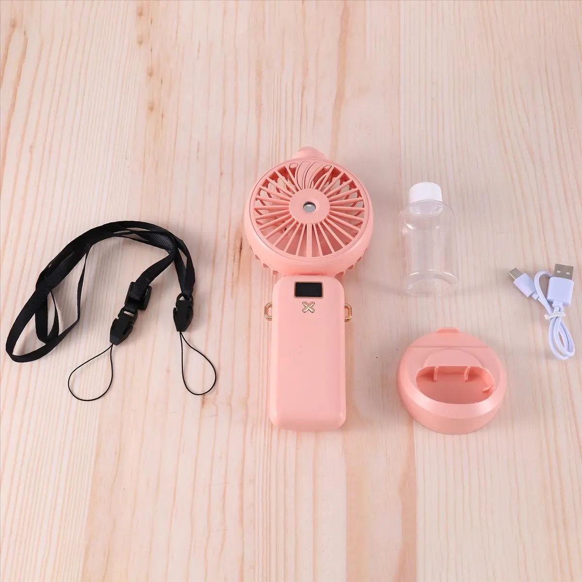 A73T 5000MAh Folding Electric Fan USB Rechargeable Air Cooling Fan Spray Function 5 Speed Digital Display Handheld Fan, C
A73T 5000MAh Folding Electric Fan USB Rechargeable Air Cooling Fan Spray Function 5 Speed Digital Display Handheld Fan, C