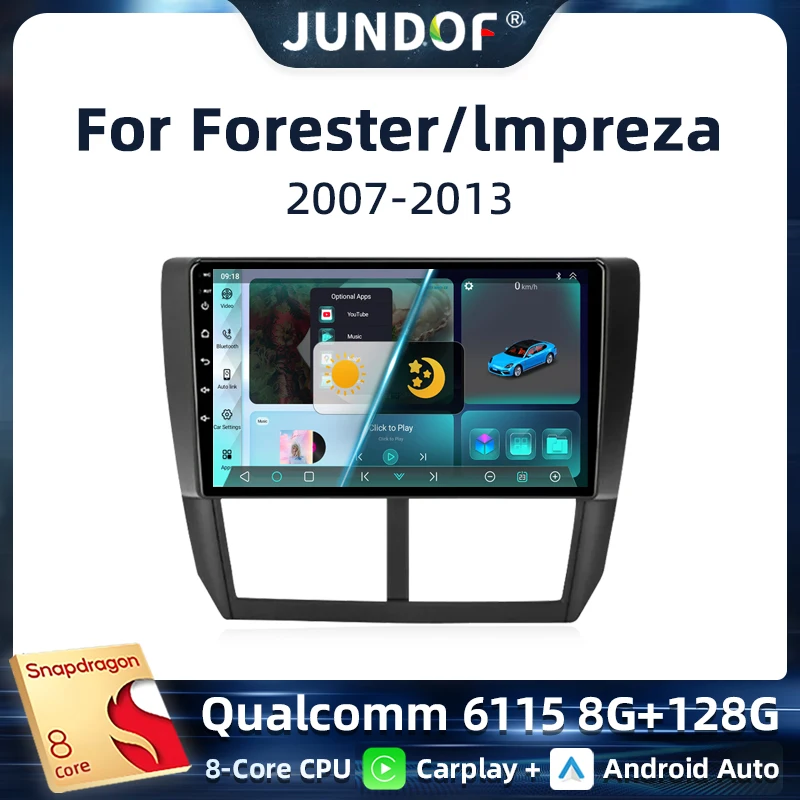 Android 13 For Subaru Forester 3 SH 2007 - 2013 For Subaru Impreza GH GE 2007 - 2011 Car Radio Multimedia Video Player Navigatio 
Android 13 For Subaru Forester 3 SH 2007 - 2013 For Subaru Impreza GH GE 2007 - 2011 Car Radio Multimedia Video Player Navigatio