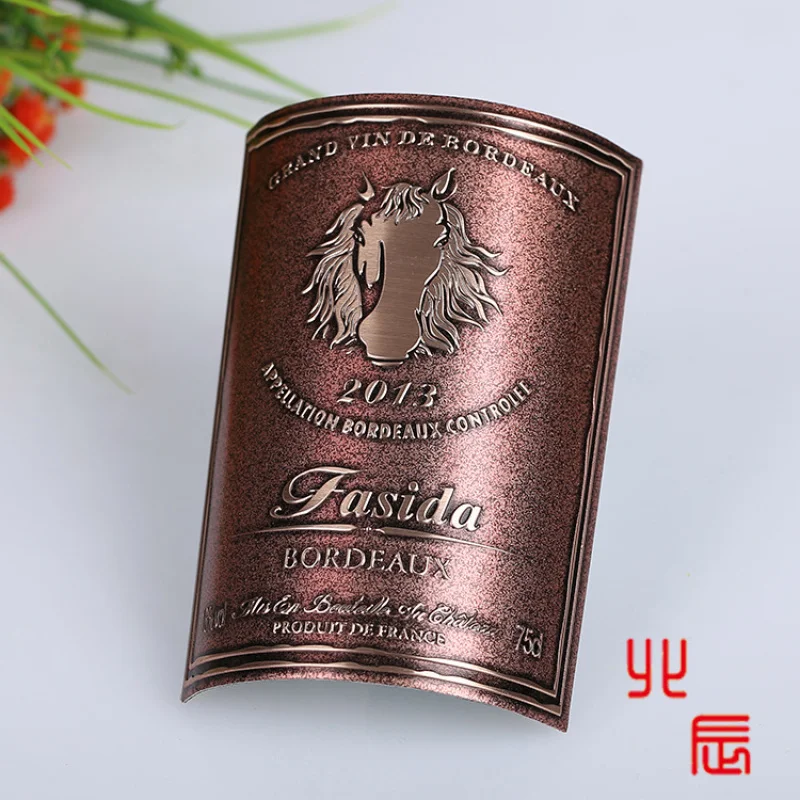Custom. Supplies Red Wine Metal Label Perfume Glass Bottle Laser Printing Aluminum Alloy Sign CD Pattern Trademark
Custom. Supplies Red Wine Metal Label Perfume Glass Bottle Laser Printing Aluminum Alloy Sign CD Pattern Trademark