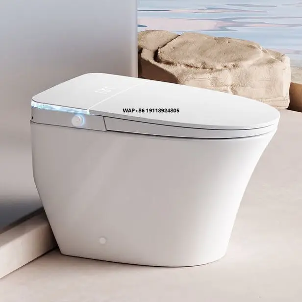 Automatic Smart Toilet Self-Cleaning Tankless Bidet Floor Standing Elongated Bowl Remote Control S-Trap Drainage for Bathroom
Automatic Smart Toilet Self-Cleaning Tankless Bidet Floor Standing Elongated Bowl Remote Control S-Trap Drainage for Bathroom