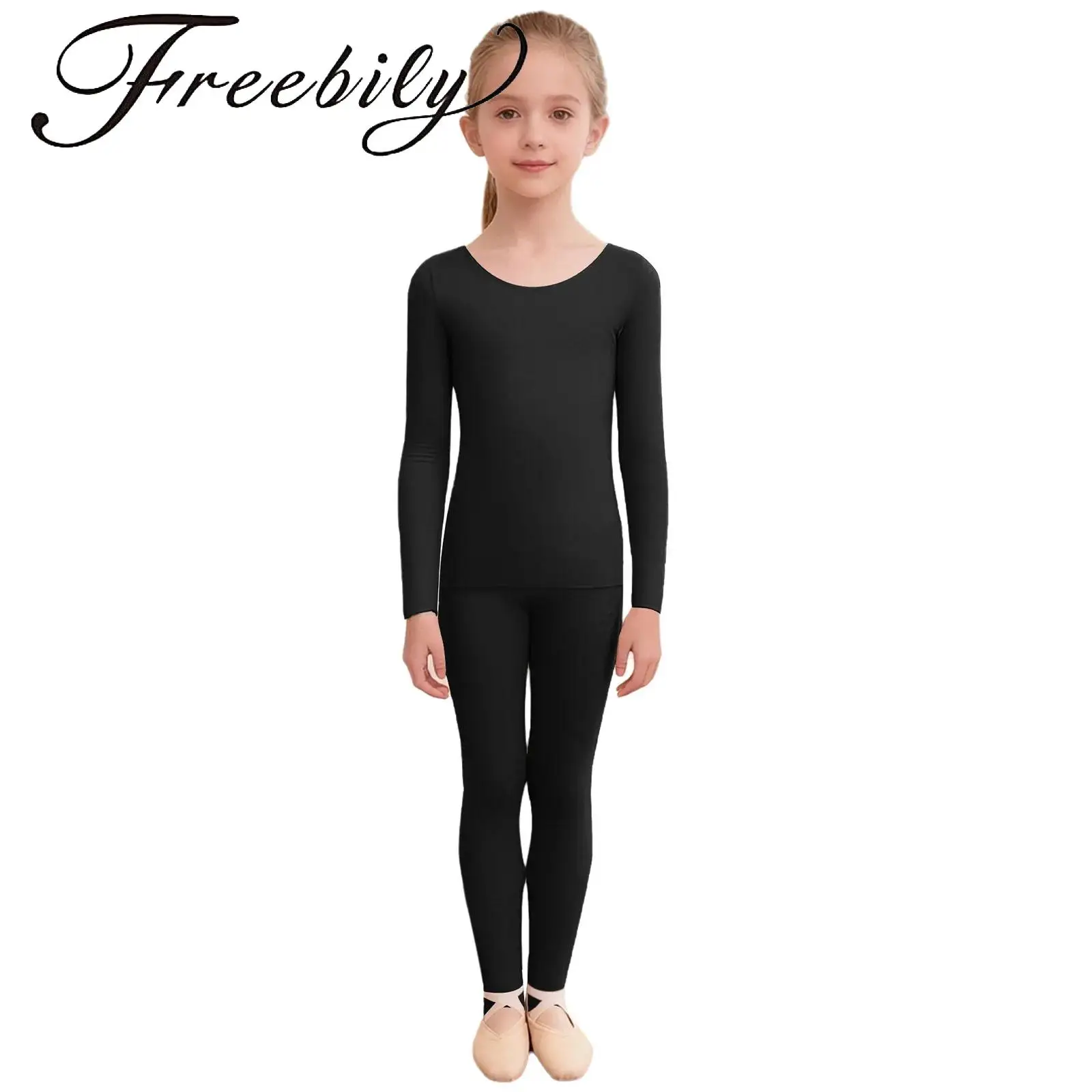 Kids Girls Seamless Thermal Dance Underwear Set Tops Long Sleeve Pullover Top with Elastic Waistband Regular Leggings
Kids Girls Seamless Thermal Dance Underwear Set Tops Long Sleeve Pullover Top with Elastic Waistband Regular Leggings