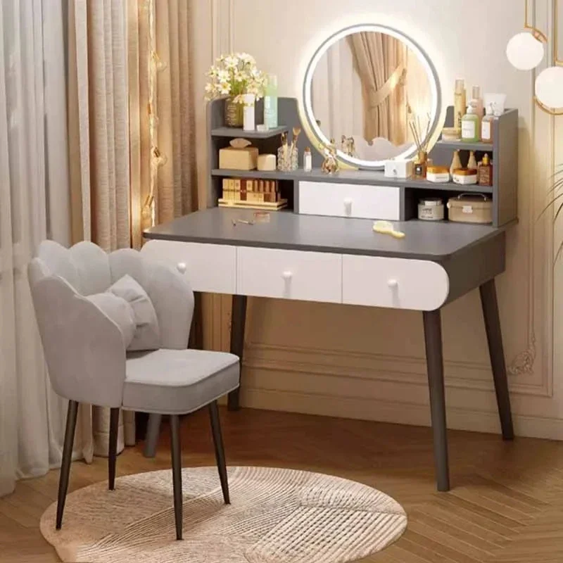Industrial Design Dressing Table Light Womens Comfortable Modern Dressing Table Bedroom Fashion Coiffeuse Bedroom Furniture
Industrial Design Dressing Table Light Womens Comfortable Modern Dressing Table Bedroom Fashion Coiffeuse Bedroom Furniture