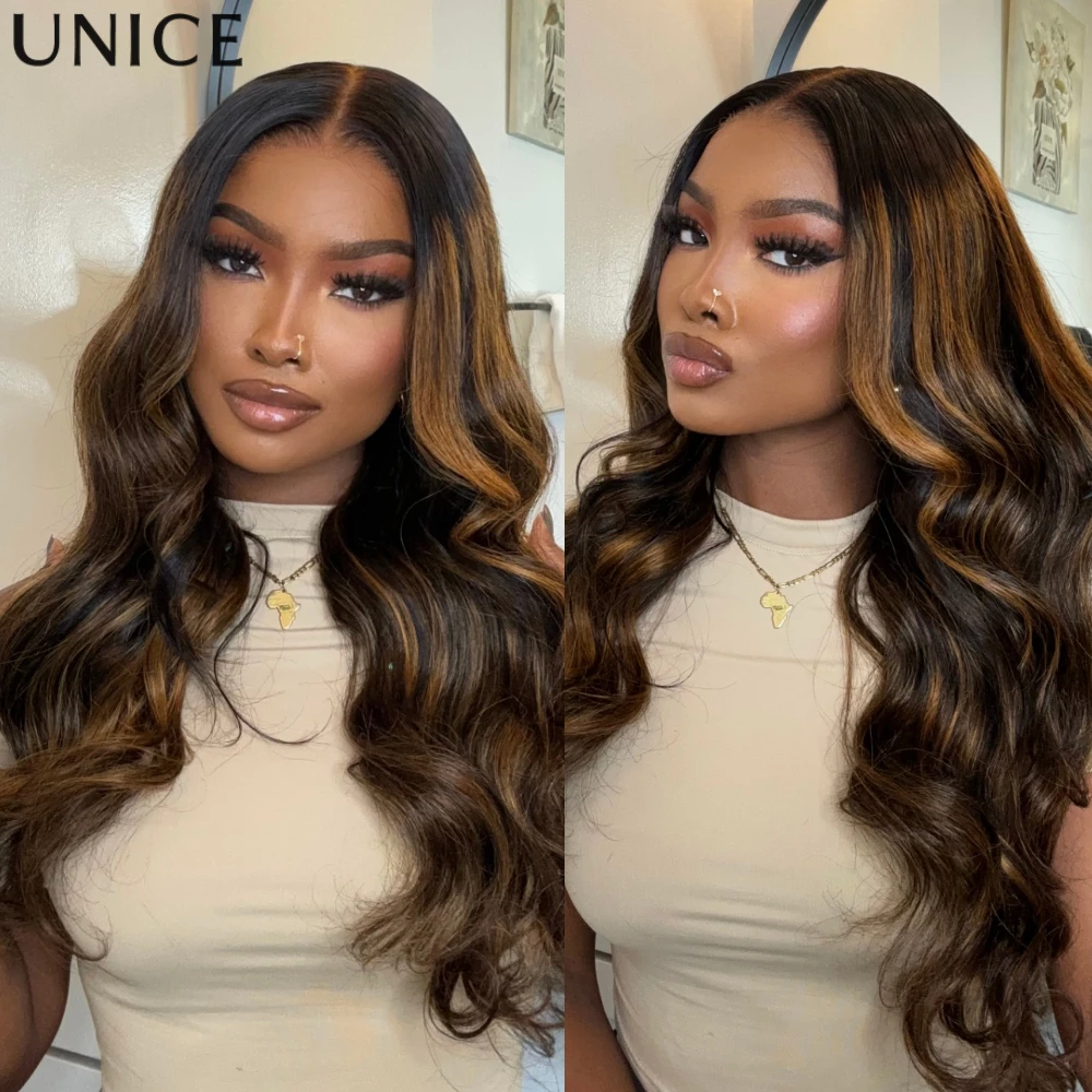 UNice Balayage Highlight Body Wave Wig Pre Cut Pre Bleached 7x5 Lace Glueless Wig Human Hair 150% Density
UNice Balayage Highlight Body Wave Wig Pre Cut Pre Bleached 7x5 Lace Glueless Wig Human Hair 150% Density