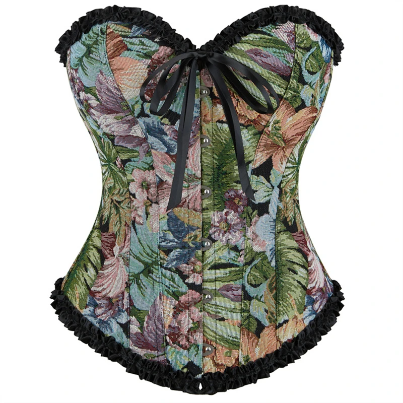 Vintage Victorian Women Overbust Corsets and Bustiers Top Sexy Gothic Floral Lace Korsett Corselet Lingerie Renaissance Bodice
Vintage Victorian Women Overbust Corsets and Bustiers Top Sexy Gothic Floral Lace Korsett Corselet Lingerie Renaissance Bodice