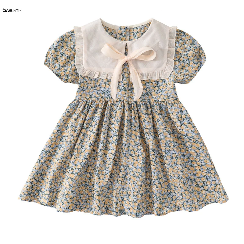 OASHTH Children's clothing new girl dress summer girl baby floral skirt doll collar sweet princess dress
OASHTH Children's clothing new girl dress summer girl baby floral skirt doll collar sweet princess dress