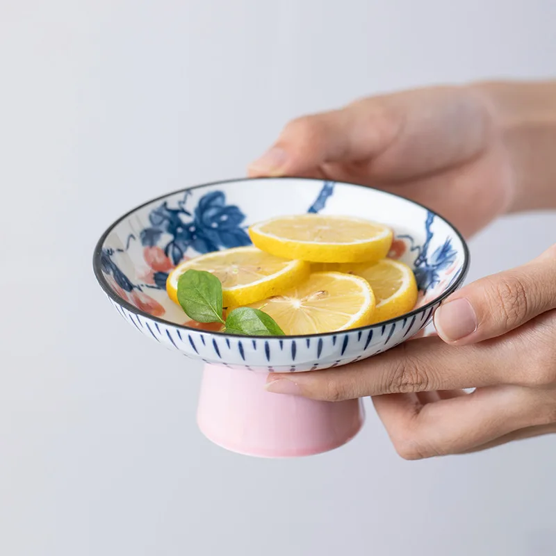 Chinese Style Blue and White Porcelain Fruit Plate Tea Snacks, High Footed Fruit Plate Nut Pastry Plate Stove Wrapped Snack Tray
Chinese Style Blue and White Porcelain Fruit Plate Tea Snacks, High Footed Fruit Plate Nut Pastry Plate Stove Wrapped Snack Tray