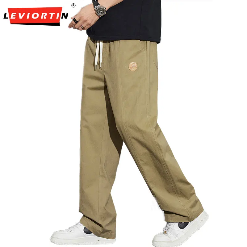 MEN'S 100% cotton casual pants elastic waistband relaxed straight leg workwear trousers-American style comfortable spring 2025
MEN'S 100% cotton casual pants elastic waistband relaxed straight leg workwear trousers-American style comfortable spring 2025