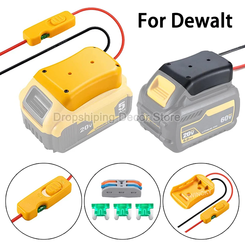 Адаптер DIY Power Wheels Адаптер с проводным переключателем 14Awg Предохранитель для Dewalt 18 В 20 В 60 В Литий-ионный аккумулятор DIY Ride On Truck RC Car Toys
Адаптер DIY Power Wheels Адаптер с проводным переключателем 14Awg Предохранитель для Dewalt 18 В 20 В 60 В Литий-ионный аккумулятор DIY Ride On Truck RC Car Toys