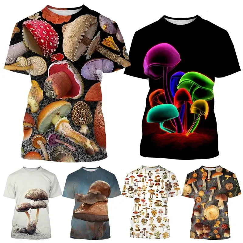 2026 Summer Creative Mushroom Theme 3D Printed Men's and Women's T-Shirts - Cool Casual Short Sleeve Top
2026 Summer Creative Mushroom Theme 3D Printed Men's and Women's T-Shirts - Cool Casual Short Sleeve Top