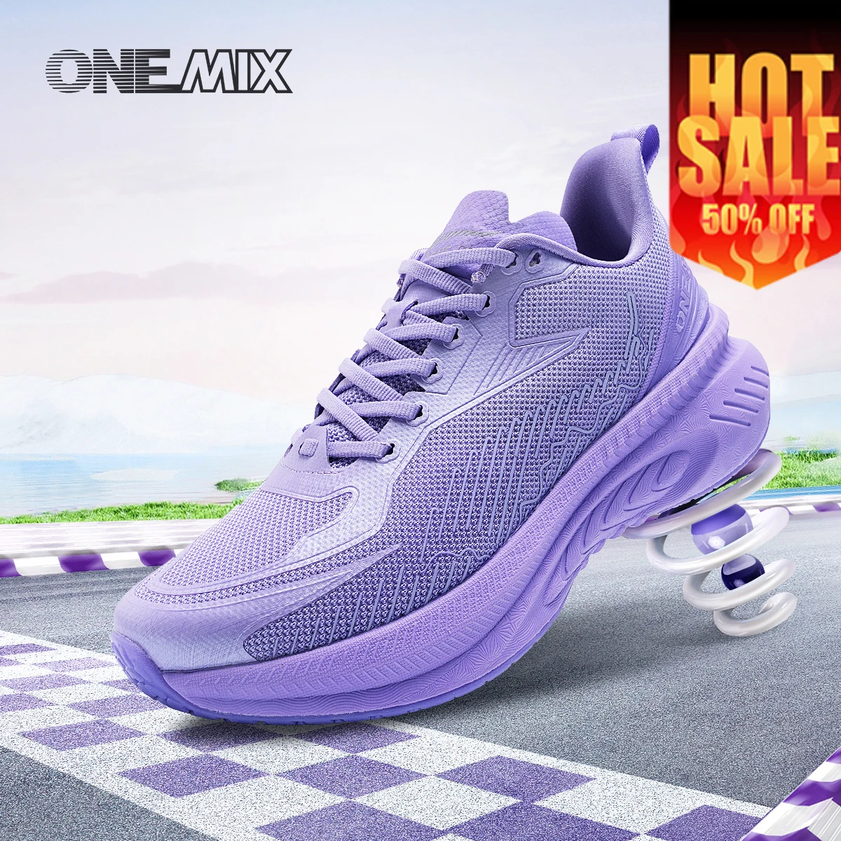 Onemix Men Women Sneakers New Original Shock Absorption Shoes Lightweight Breathable Mesh Cushioning Running Sports Shoe
Onemix Men Women Sneakers New Original Shock Absorption Shoes Lightweight Breathable Mesh Cushioning Running Sports Shoe