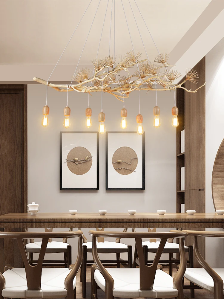 Welcome pine branches tea room chandelier creative personality headlamp restaurant Internet celebrity homestay Japanese style so
Welcome pine branches tea room chandelier creative personality headlamp restaurant Internet celebrity homestay Japanese style so