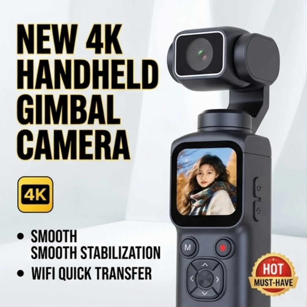 Smart 4K Action Camera 75MP HD Handheld Video Recorder PDAF Auto Focus 1.72 Inch IPS Touch Screen WiFi Fast Transfer 2026
Smart 4K Action Camera 75MP HD Handheld Video Recorder PDAF Auto Focus 1.72 Inch IPS Touch Screen WiFi Fast Transfer 2026
