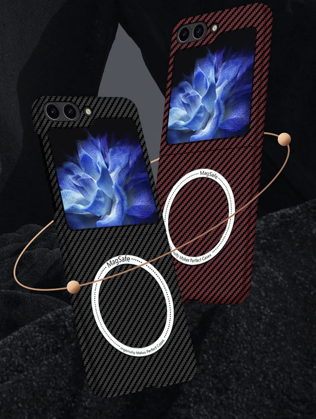 Slim Carbon Fiber Magsafe Case For Samsung Z Flip 6 Hard Plastic Magnetic Wireless Charging Cover
Slim Carbon Fiber Magsafe Case For Samsung Z Flip 6 Hard Plastic Magnetic Wireless Charging Cover