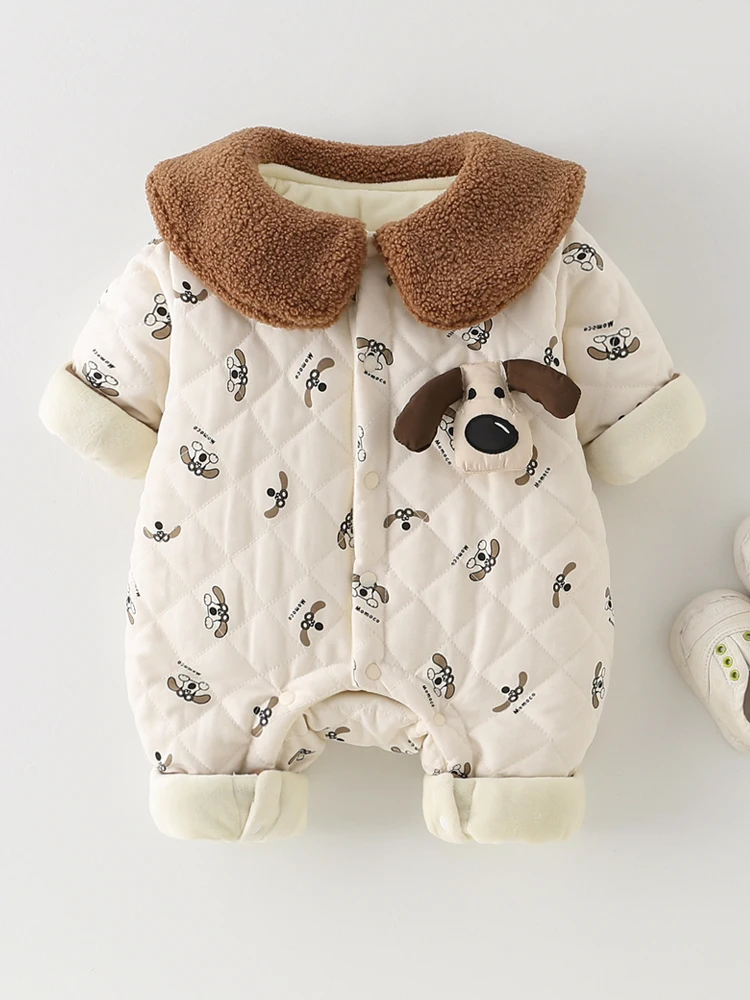 Autumn Winter Baby Girl Clothes Fce Lined Thin Cotton Onesie Cartoon Outfit Trendy Cler Suit Korean Sle Polyester
Autumn Winter Baby Girl Clothes Fce Lined Thin Cotton Onesie Cartoon Outfit Trendy Cler Suit Korean Sle Polyester