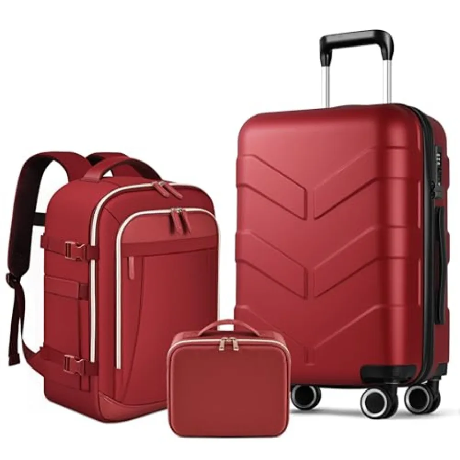 Expandable Luggage Set with Backpack - 21In Suitcase with TSA Lock and Spinner Wheels, Lightweight PP Hardshell Travel Luggage
Expandable Luggage Set with Backpack - 21In Suitcase with TSA Lock and Spinner Wheels, Lightweight PP Hardshell Travel Luggage
