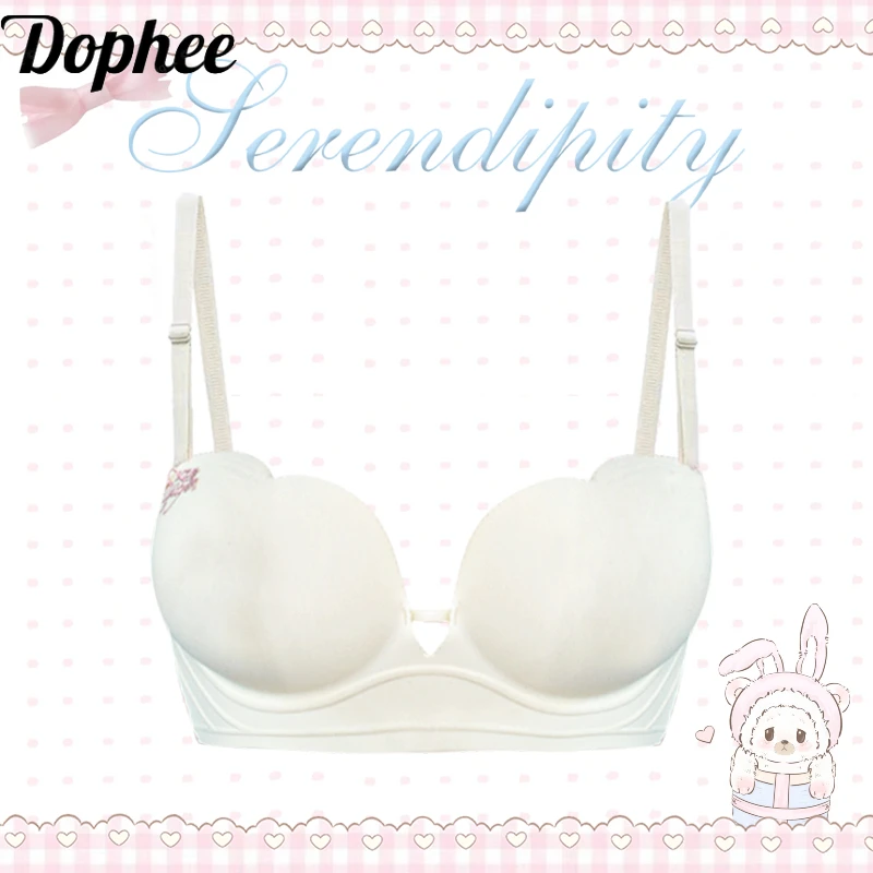 Dophee Original Sweet Girl Underwear Thicken 6cm Small Breasts Are Gathered Together To Show Big and Seamless Anti-skid Bra
Dophee Original Sweet Girl Underwear Thicken 6cm Small Breasts Are Gathered Together To Show Big and Seamless Anti-skid Bra