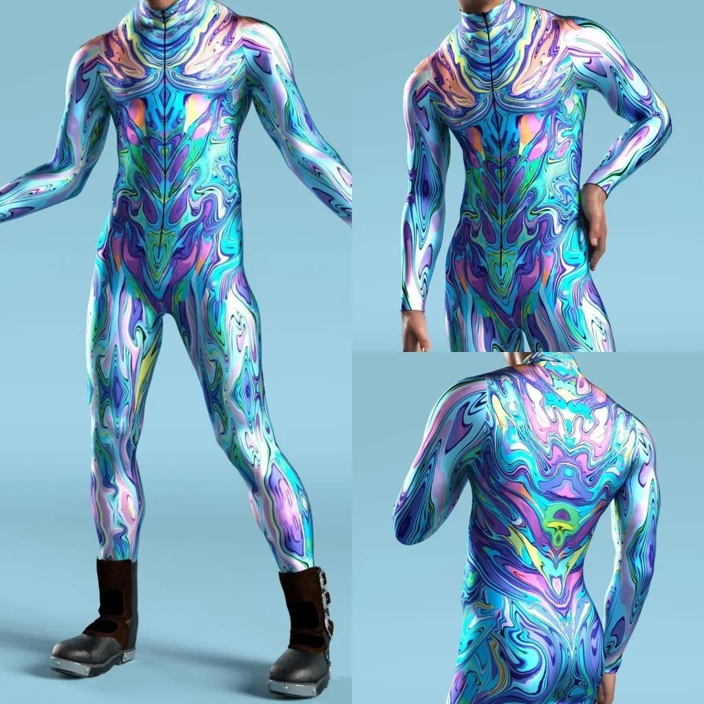 Unisex Cyber Punk 3D Digital Printing Halloween Party Role Play Outfit Women Men Cosplay Costume Carnival Jumpsuit
Unisex Cyber Punk 3D Digital Printing Halloween Party Role Play Outfit Women Men Cosplay Costume Carnival Jumpsuit
