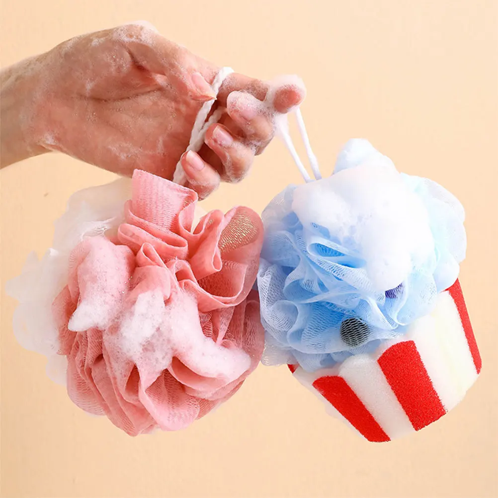 4pcs Bath Ball Sponge Cute Cartoon Ice Cream Shape Shower Scrubber Loofah Body Puff Soft Foam Production Kids Girls Travel
4pcs Bath Ball Sponge Cute Cartoon Ice Cream Shape Shower Scrubber Loofah Body Puff Soft Foam Production Kids Girls Travel