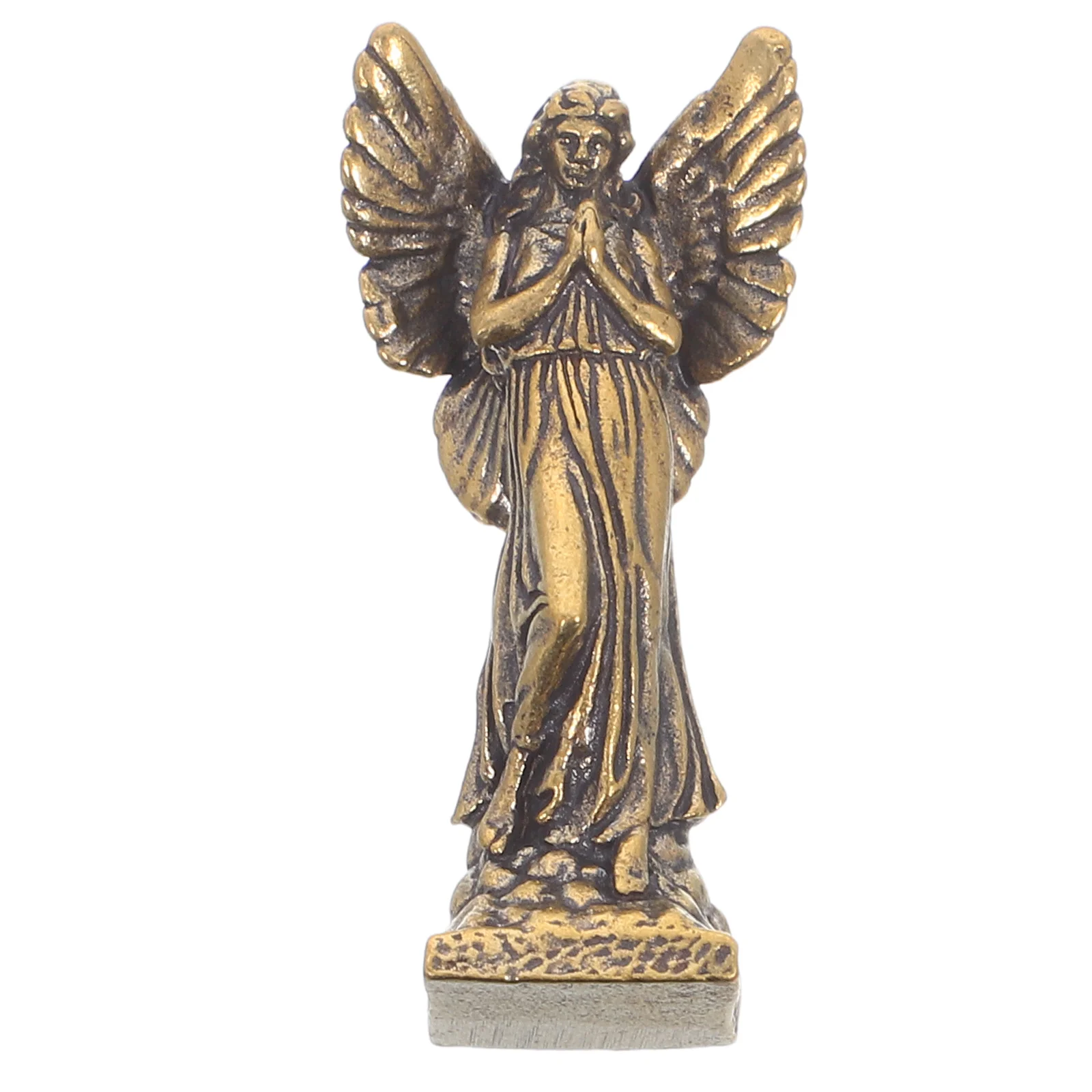 Brass Angel Sculpture Religious Tabletop Decor Guardian Statue Bookshelf Wedding Altar Baptism First Communion Elegant Design
Brass Angel Sculpture Religious Tabletop Decor Guardian Statue Bookshelf Wedding Altar Baptism First Communion Elegant Design