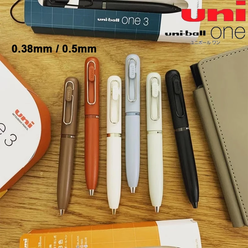 Uni uniball one Mini 3-Color Gel Pens 0.38/0.5mm Pocket-Sized Twist Retractable Multi-Function Pen Deep Pigmented Ink Stationery
Uni uniball one Mini 3-Color Gel Pens 0.38/0.5mm Pocket-Sized Twist Retractable Multi-Function Pen Deep Pigmented Ink Stationery