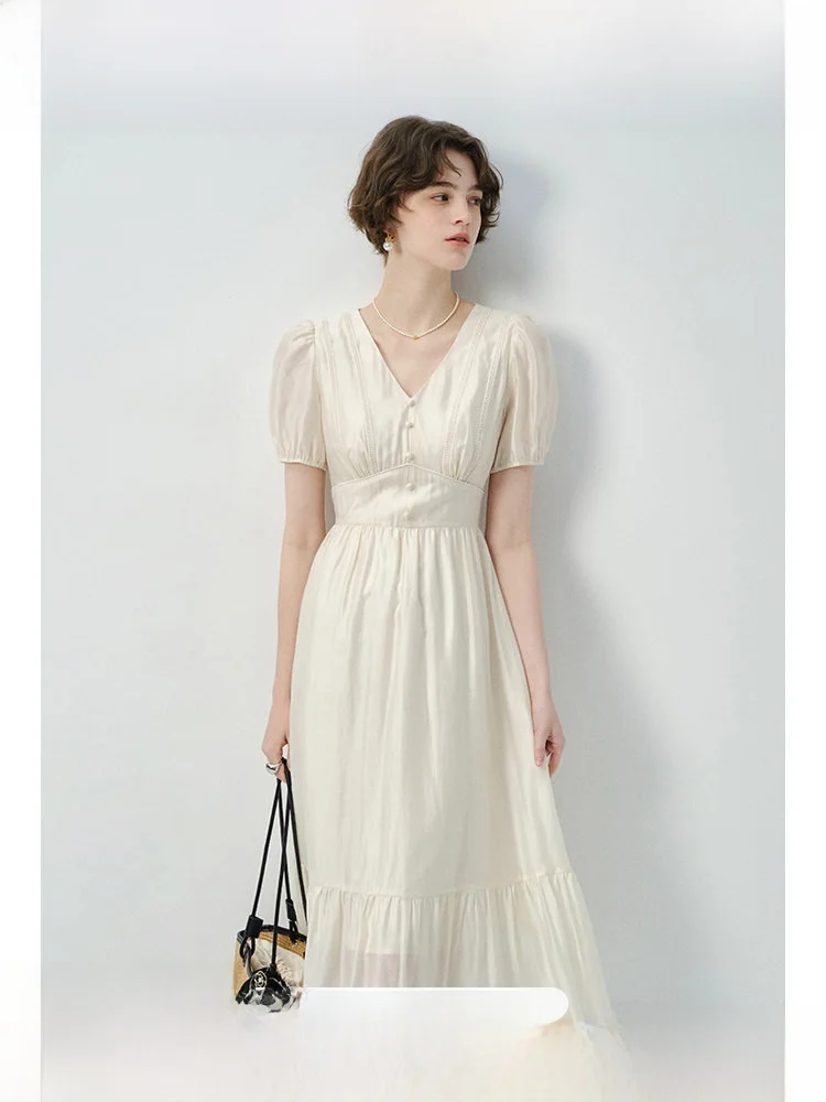 Женское летнее шелковое платье Rui больших размеров с V-образным вырезом, А-силуэта, длинное, приталенное, с высокой талией, для повседневной носки
Женское летнее шелковое платье Rui больших размеров с V-образным вырезом, А-силуэта, длинное, приталенное, с высокой талией, для повседневной носки