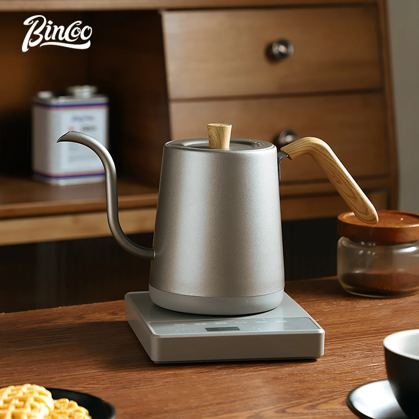 Bincoo 0.8L 220V Intelligent Coffee Electric Kettle With Temperature Control Hand Brewed Coffee Pot Kettle Household Teapot Tool
Bincoo 0.8L 220V Intelligent Coffee Electric Kettle With Temperature Control Hand Brewed Coffee Pot Kettle Household Teapot Tool