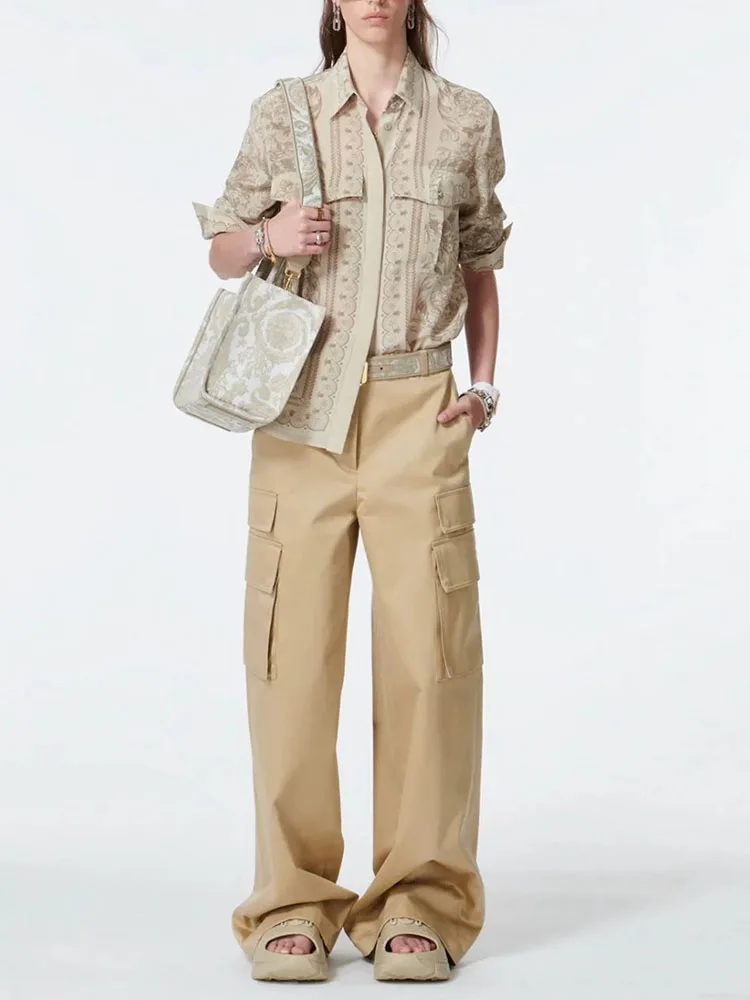 pants y2k spring/summer large pockets work pants high waist Woman trousers2024korean fashion casual straight large femme pants
pants y2k spring/summer large pockets work pants high waist Woman trousers2024korean fashion casual straight large femme pants