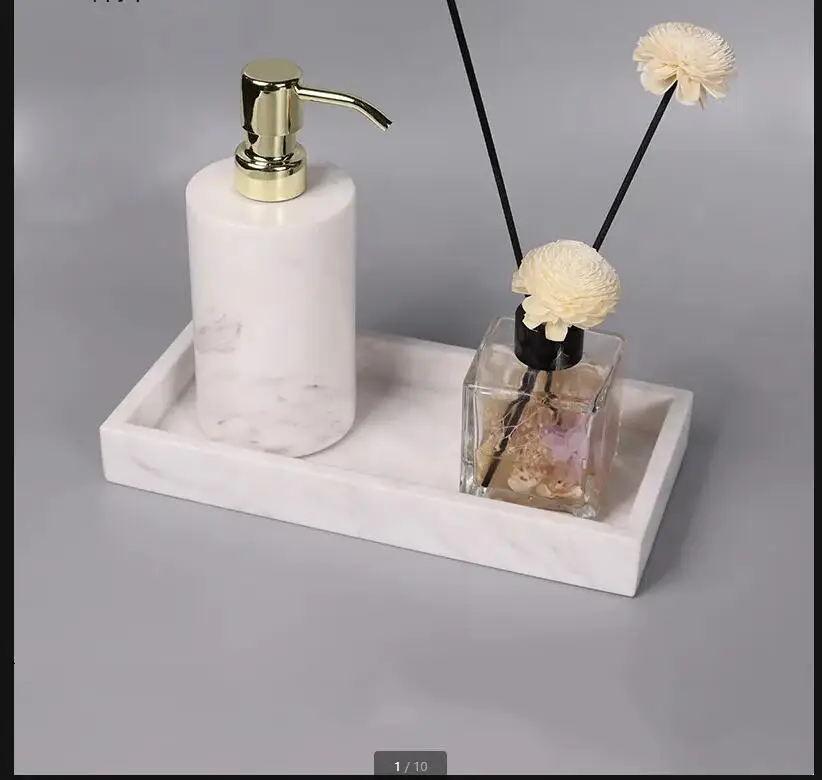 Marble Bathroom Supplies Home 3 Piece Set Hand Sanitizer Bottle Round Lotion Storage Tray Aromatherapy
Marble Bathroom Supplies Home 3 Piece Set Hand Sanitizer Bottle Round Lotion Storage Tray Aromatherapy