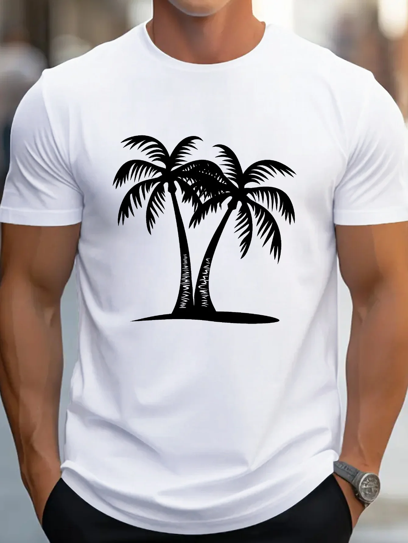 Men's Casual Vibe T-shirt, round neck, perfect choice for summer - casual round neck, lightweight and comfortable
Men's Casual Vibe T-shirt, round neck, perfect choice for summer - casual round neck, lightweight and comfortable