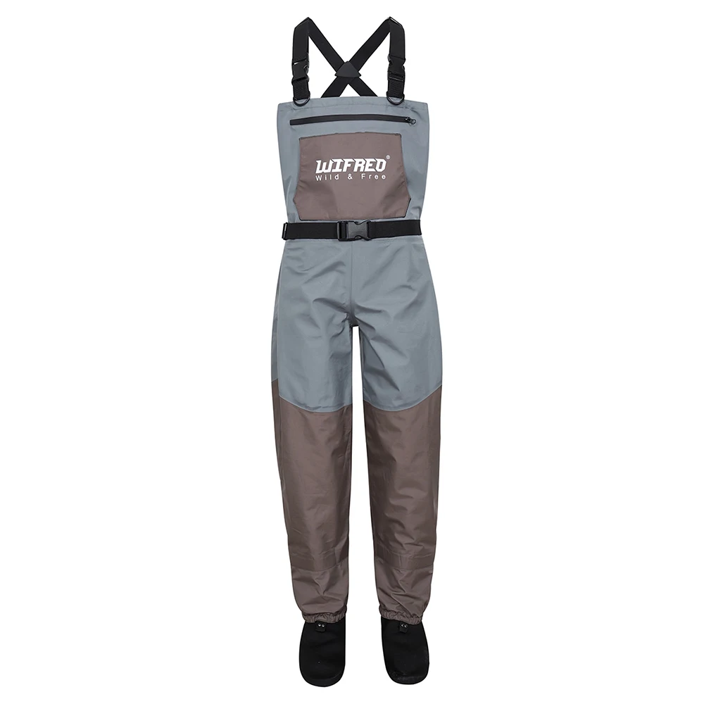 Men's and Women's 3-layer Polyester Breathable Waterproof Stockings Foot Fly Fishing Hunting Onesie Chest Wading Pants
Men's and Women's 3-layer Polyester Breathable Waterproof Stockings Foot Fly Fishing Hunting Onesie Chest Wading Pants