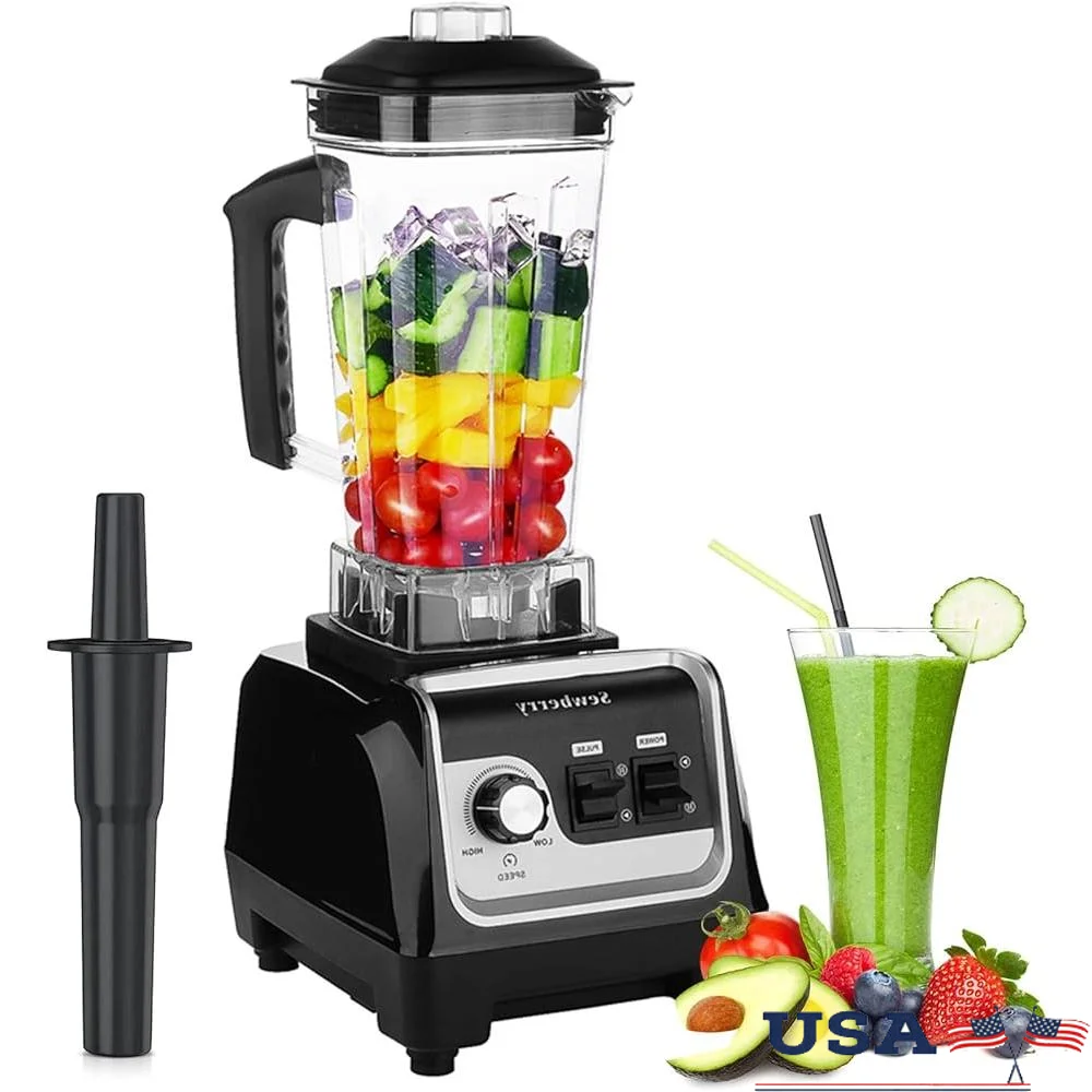 High Speed 2200W Professional Countertop Blender Smoothie Maker with 70OZ BPA Free Jar Stainless Steel Blades Self Cleaning
High Speed 2200W Professional Countertop Blender Smoothie Maker with 70OZ BPA Free Jar Stainless Steel Blades Self Cleaning